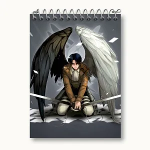 دفتر یادداشت لیوای انیمه اتک آن تایتان Attack on Titan