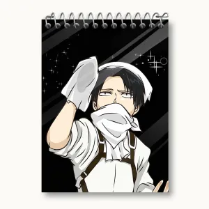 دفتر یادداشت لیوای انیمه اتک آن تایتان Attack on Titan