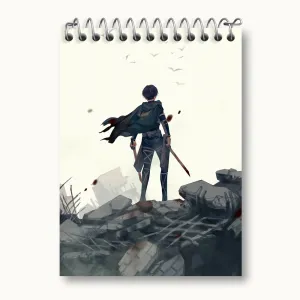 دفتر یادداشت لیوای انیمه اتک آن تایتان Attack on Titan