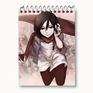 دفتر یادداشت میکاسا اکرمن انیمه اتک آن تایتان Attack on Titan