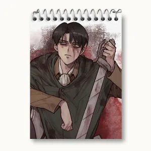 دفتر یادداشت لیوای انیمه اتک آن تایتان Attack on Titan