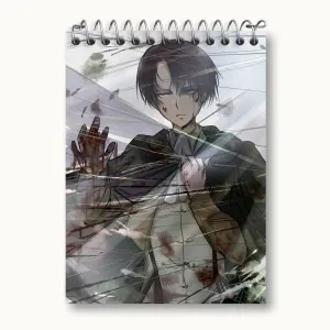 دفتر یادداشت لیوای انیمه اتک آن تایتان Attack on Titan