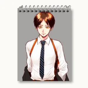 دفتر یادداشت ارن یگر انیمه اتک آن تایتان Attack on Titan