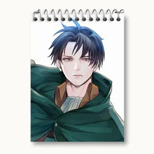 دفتر یادداشت لیوای انیمه اتک آن تایتان Attack on Titan
