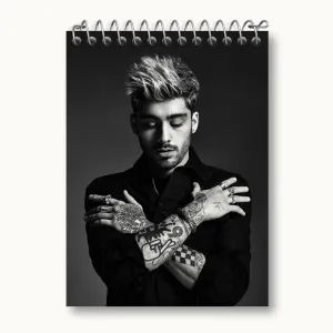 دفتر یادداشت زین مالیک گروه موسیقی وان دایرکشن One Direction