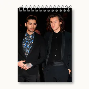 دفتر یادداشت هری و زین گروه موسیقی وان دایرکشن One Direction