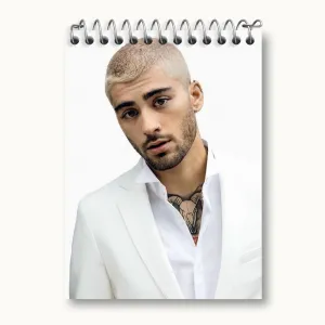 دفتر یادداشت زین مالیک گروه موسیقی وان دایرکشن One Direction