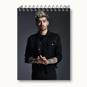 دفتر یادداشت زین مالیک گروه موسیقی وان دایرکشن One Direction