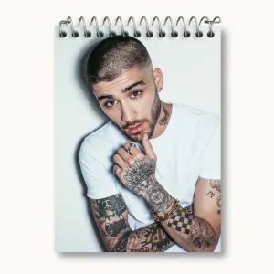 دفتر یادداشت زین مالیک گروه موسیقی وان دایرکشن One Direction