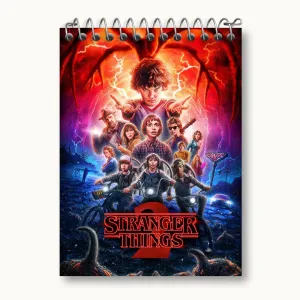 دفتر یادداشت سریال استرنجر تینگز Stranger Things