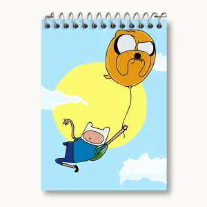 دفتر یادداشت جیک و فین وقت ماجراجویی Adventure Time