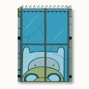 دفتر یادداشت جیک و فین وقت ماجراجویی Adventure Time