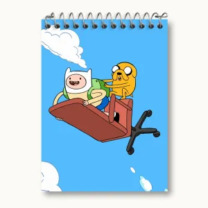 دفتر یادداشت جیک و فین وقت ماجراجویی Adventure Time