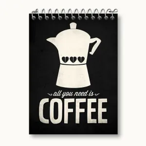 دفتر یادداشت قهوه Coffee
