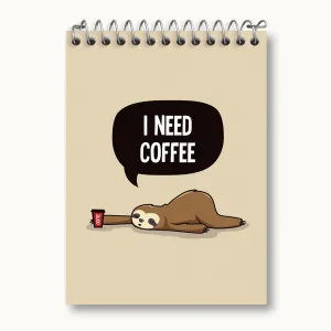 دفتر یادداشت قهوه Coffee