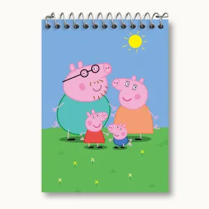 دفتر یادداشت خانواده پپا پیگ انیمیشن پپا پیگ Peppa pig