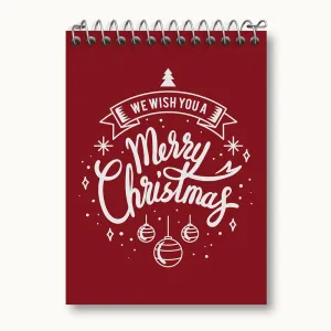 دفتر یادداشت کریسمس Christmas