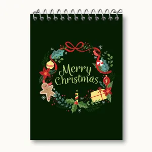 دفتر یادداشت کریسمس Christmas