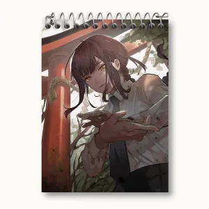 دفتر یادداشت ماکیما انیمه مرد اره ای Chainsaw Man