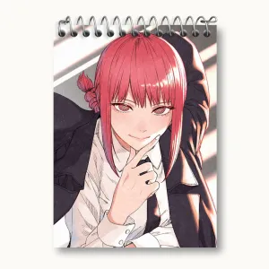 دفتر یادداشت ماکیما انیمه مرد اره ای Chainsaw Man