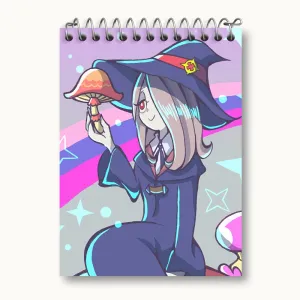 دفتر یادداشت سوسی انیمه جادوگران کوچک Little Witch Academia