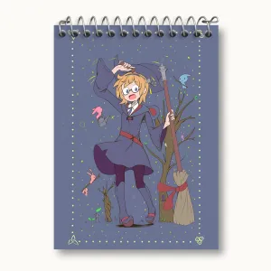 دفتر یادداشت جاسون انیمه جادوگران کوچک Little Witch Academia