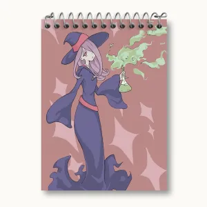دفتر یادداشت سوسی انیمه جادوگران کوچک Little Witch Academia