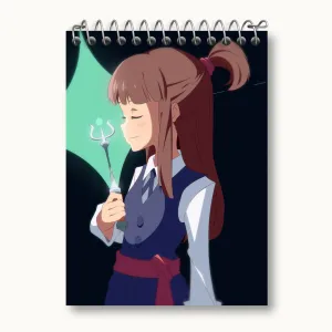 دفتر یادداشت اکو انیمه جادوگران کوچک Little Witch Academia