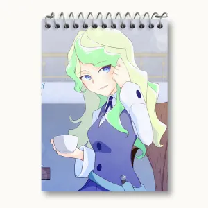 دفتر یادداشت دیانا انیمه جادوگران کوچک Little Witch Academia