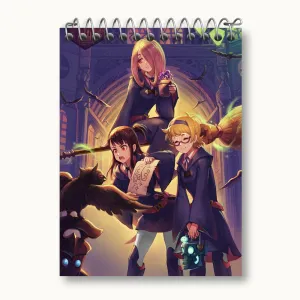 دفتر یادداشت اکو انیمه جادوگران کوچک Little Witch Academia