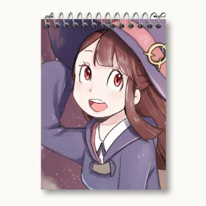 دفتر یادداشت اورسولا و اکو انیمه جادوگران کوچک Little Witch Academia