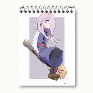 دفتر یادداشت سوسی انیمه جادوگران کوچک Little Witch Academia