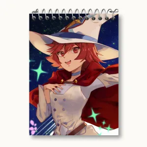 دفتر یادداشت شاریوت انیمه جادوگران کوچک Little Witch Academia