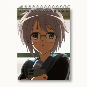 دفتر یادداشت یوکی انیمه ناپدید شدن هارومی سوزومیا The Disappearance of Haruhi Suzumiya