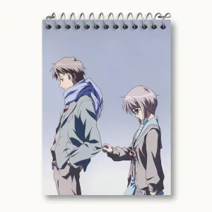 دفتر یادداشت کیون و یوکی انیمه ناپدید شدن هارومی سوزومیا The Disappearance of Haruhi Suzumiya