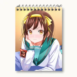 دفتر یادداشت هاروهی انیمه ناپدید شدن هارومی سوزومیا The Disappearance of Haruhi Suzumiya
