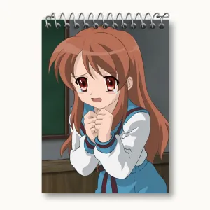 دفتر یادداشت میکورو انیمه ناپدید شدن هارومی سوزومیا The Disappearance of Haruhi Suzumiya