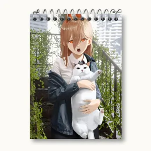 دفتر یادداشت ماکیما انیمه مرد اره ای Chainsaw Man