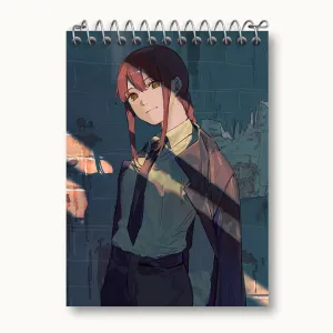 دفتر یادداشت ماکیما انیمه مرد اره ای Chainsaw Man