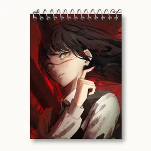 دفتر یادداشت میتاکا انیمه مرد اره ای Chainsaw Man