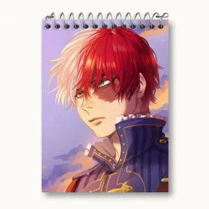 دفتر یادداشت  شوتو تودوروکی انیمه آکادمی قهرمان من My Hero Academia