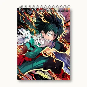 دفتر یادداشت ایزوکو میدوریا انیمه آکادمی قهرمان من My Hero Academia