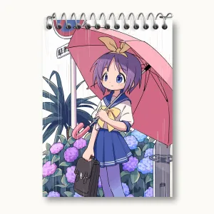 دفتر یادداشت  تسوکاسا انیمه ستاره خوش شانس Lucky Star
