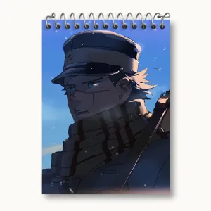 دفتر یادداشت سایچی انیمه کامویی طلایی Golden Kamuy