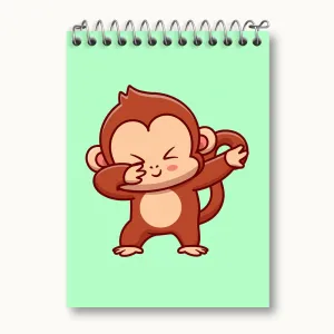 دفتر یادداشت  حیوانات بامزه میمون