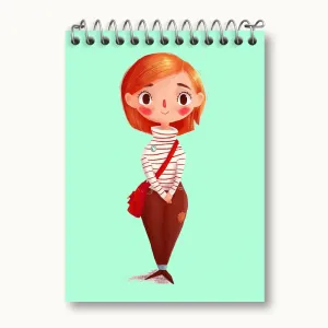 دفتر یادداشت دخترانه فانتزی