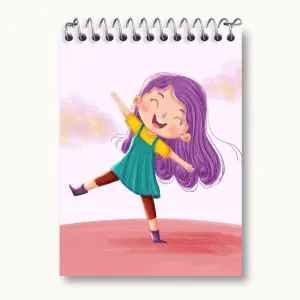 دفتر یادداشت دخترانه فانتزی