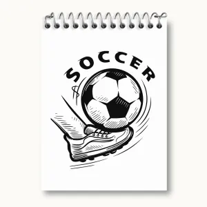 دفتر یادداشت فوتبال Football