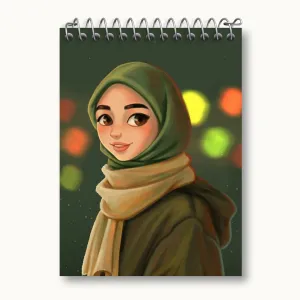 دفتر یادداشت دخترانه باحجاب