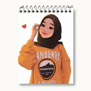 دفتر یادداشت دخترانه باحجاب